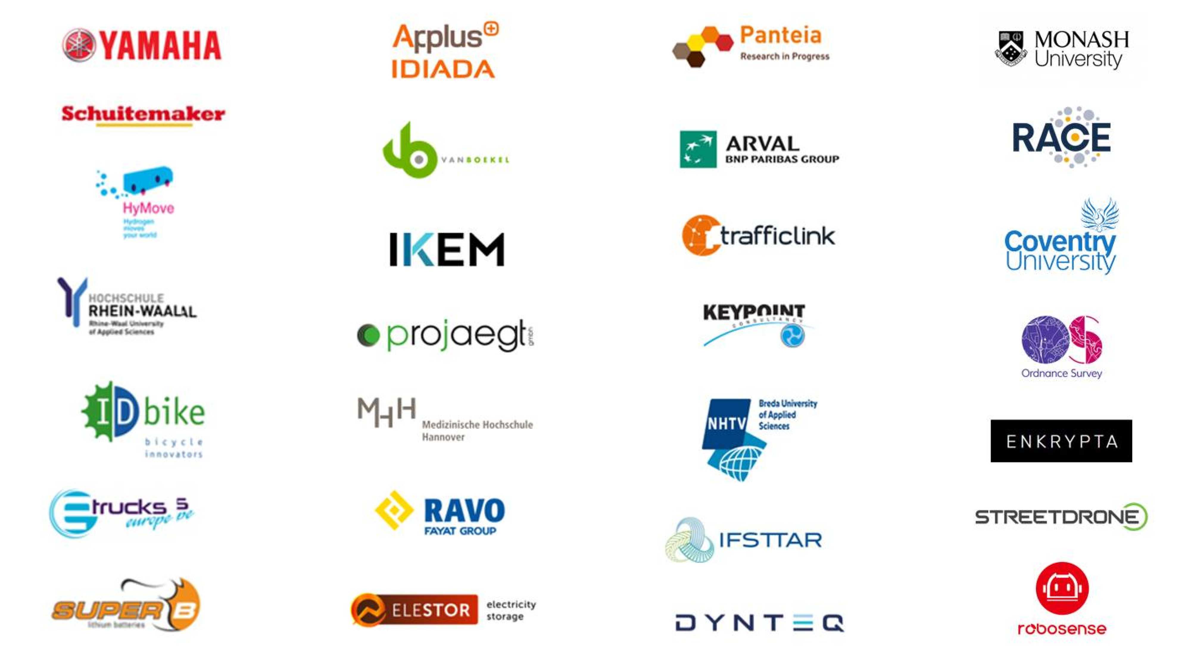 AR partners lijst Logo's