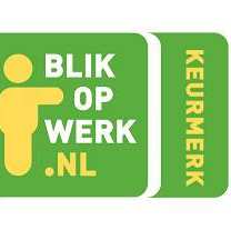 Logo van keurmerk 'Blik op Werk'