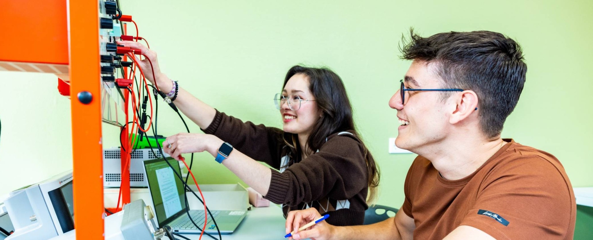 Studenten werken aan prototype