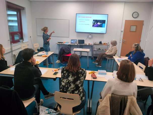 training tbv project leefstijlselfie op 20 januari 2025 voor onderzoek hoe en of begeleiding wijkverpleegkundigen geheugenproblemen van clienten kan helpen vertragen