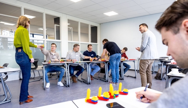 Impressie van de workshop i Robot voorafgaand aan het HAN Lean Event 2024