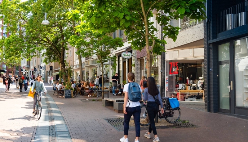 Shops in the city centre of Nijmegen