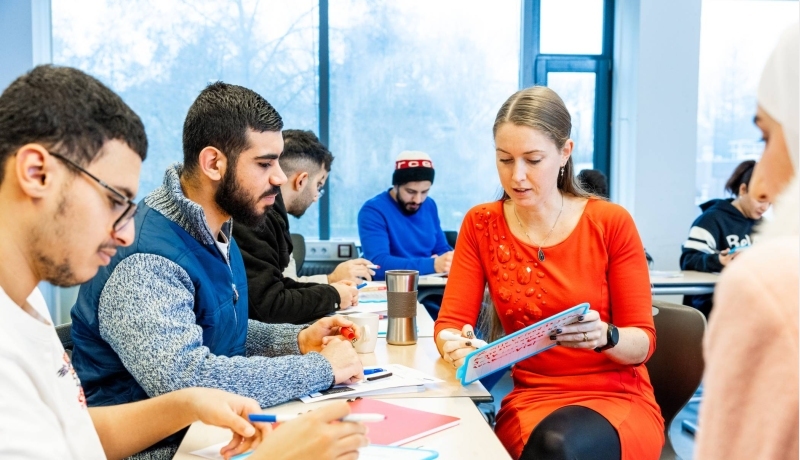 Students learning Dutch as a foreign language at HAN University of Applied Sciences